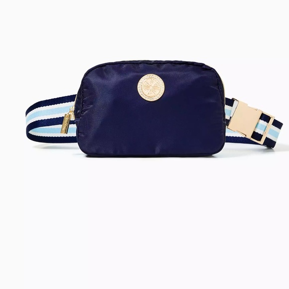 Lilly Pulitzer Handbags - NWT /NIP Lilly Pulitzer Jeanie Belt Bag True Navy Style: 011268 Crossbody Bag
